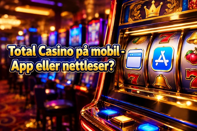 Total Casino på mobil - App eller nettleser?